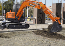 व्हील एक्सकेवेटर Doosan DX 55