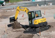 मिनी एक्सकेवेटर New Holland E55B