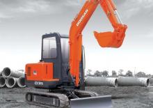मिनी एक्सकेवेटर Doosan Solar 035