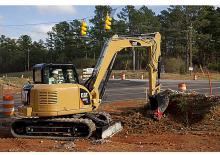 क्रॉलर एक्सकेवेटर Caterpillar 308E 2 CR