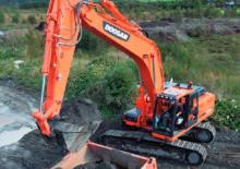 क्रॉलर एक्सकेवेटर Doosan DX340LC-3
