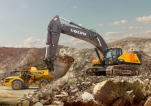 क्रॉलर एक्सकेवेटर Volvo EC750E