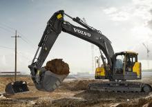 क्रॉलर एक्सकेवेटर Volvo ECR145EL