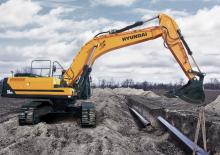 क्रॉलर एक्सकेवेटर Hyundai HX380NL