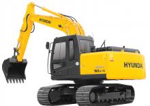 क्रॉलर एक्सकेवेटर Hyundai R 160 LC 7A