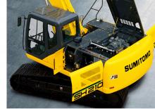 क्रॉलर एक्सकेवेटर Sumitomo SH210F-5 MACAN