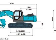 क्रॉलर एक्सकेवेटर Kobelco SK 210 LC 9