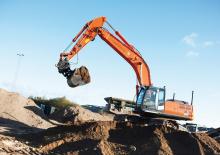 क्रॉलर एक्सकेवेटर Hitachi ZX 350 LC-3