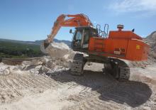 क्रॉलर एक्सकेवेटर Hitachi ZX 520 LCH-3