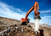 क्रॉलर एक्सकेवेटर Hitachi ZX 670 LCH-3