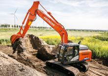 क्रॉलर एक्सकेवेटर Hitachi ZX160LC-5G