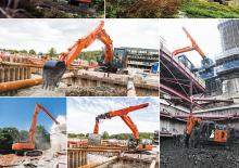क्रॉलर एक्सकेवेटर Hitachi ZX350LCN-6 TYPE HE15LD