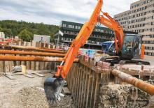 क्रॉलर एक्सकेवेटर Hitachi ZX350LCN-6 TYPE HE20LD
