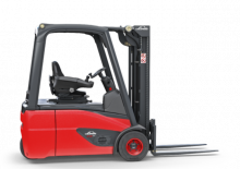 इलेक्ट्रिक फोर्कलिफ्ट Linde E20L duplex
