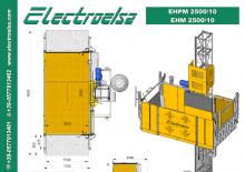 इंडस्ट्रियल होइस्ट Electroelsa EHPM 2500/10