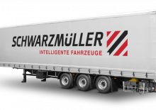 कर्टन साइड / टार्पॉलिन सेमी ट्रेलर Schwarzmüller 3-axle mega sliding tarpaulin platform semitrailer