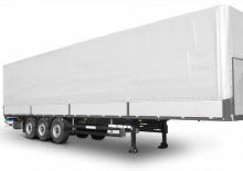 कर्टन साइड / टार्पॉलिन सेमी ट्रेलर Schwarzmüller 3-axle platform semitrailer