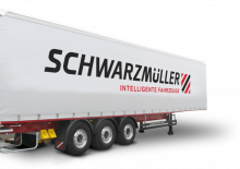 कर्टन साइड / टार्पॉलिन सेमी ट्रेलर Schwarzmüller 3-axle ultralight sliding tarpaulin platform semitrailer - coil