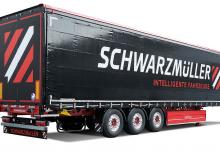 कर्टन साइड / टार्पॉलिन सेमी ट्रेलर Schwarzmüller 3-axle ultralight sliding tarpaulin platform semitrailer