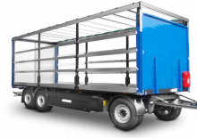 कर्टन साइड / टार्पॉलिन ट्रेलर Schwarzmüller 3-axle sliding tarpaulin platform trailer