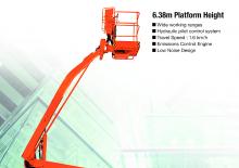 क्रॉलर आर्टिकुलेटिंग बूम लिफ्ट Hitachi HX 64 B 2