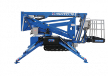 क्रॉलर आर्टिकुलेटिंग बूम लिफ्ट France Elévateur TR 170 E