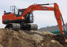 क्रॉलर एक्सकेवेटर Doosan DX160LC-5-HT