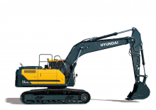 क्रॉलर एक्सकेवेटर Hyundai HX210AL