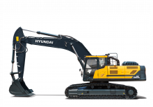 क्रॉलर एक्सकेवेटर Hyundai HX380AL