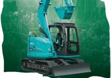 क्रॉलर एक्सकेवेटर Kobelco SK 75 SRN 3