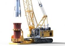 क्रॉलर क्रेन - लैटिस बूम Liebherr HS 8050 HD