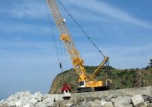 क्रॉलर क्रेन - लैटिस बूम Liebherr HS 895 HD
