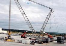 क्रॉलर क्रेन - लैटिस बूम Liebherr LR 1350/1