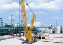 क्रॉलर क्रेन - लैटिस बूम Liebherr LR 1500