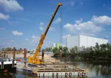 क्रॉलर क्रेन - टेलीस्कोपिक बूम Liebherr LTR 1100