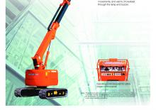 क्रॉलर टेलीस्कोपिक बूम लिफ्ट Hitachi HX 99 B 2