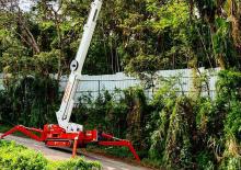 क्रॉलर टेलीस्कोपिक बूम लिफ्ट Easy Lift R420