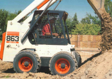स्किड स्टीयर लोडर Bobcat 863 G H AHCS