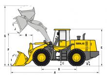 व्हील लोडर SDLG L968F