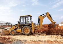 बैकहो लोडर Caterpillar 424B