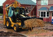 बैकहो लोडर Caterpillar 438 D 4x4