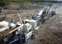 रबल रीसाइक्लिंग प्लांट Metso Lokotrack LT 120 E