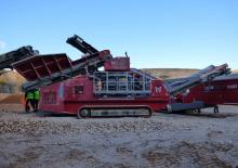 रबल रीसाइक्लिंग प्लांट Rubble Master MXC-1000