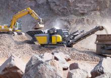 रबल रीसाइक्लिंग प्लांट Rubble Master RM V550GO!