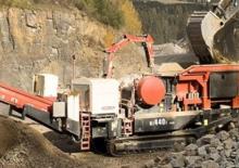 रबल रीसाइक्लिंग प्लांट Sandvik UJ 440 i