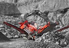 मोबाइल स्क्रीनिंग प्लांट Terex-Finlay 883+ Triple Shaft