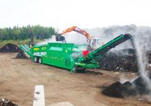 ड्रम के साथ मोबाइल स्क्रीनिंग प्लांट McCloskey 621RE