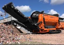 ड्रम के साथ मोबाइल स्क्रीनिंग प्लांट Rockster RTT720