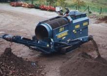 ड्रम के साथ मोबाइल स्क्रीनिंग प्लांट Powerscreen Trommel 511 Kette