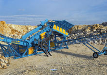 मोबाइल स्क्रीनिंग प्लांट Pilot Crushtec MAXIscalp 600